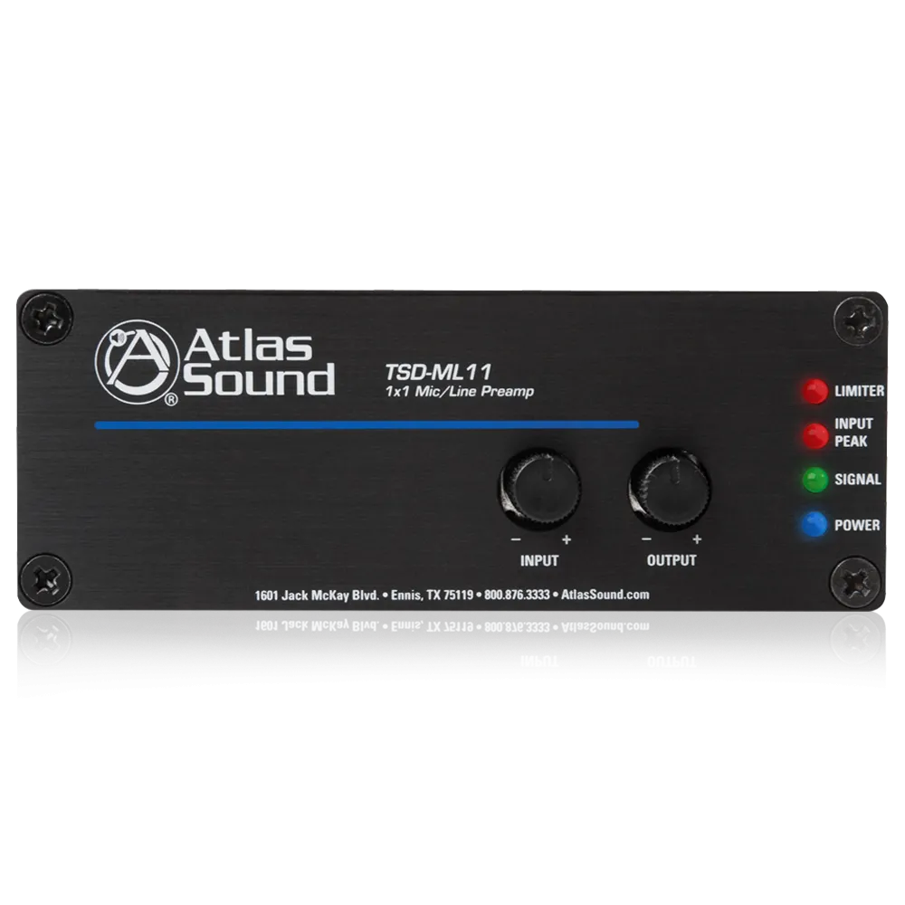 ATLASIED TSDML11 1 X 1 MIC/LINE PREAMP Audio Supply, Inc.