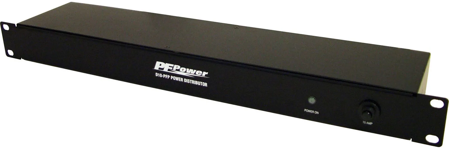 Panamax D10PFP 15A Rack Power Distribution (No Surge Protection), 15A